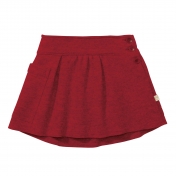 Organic Boiled Merino Wool Skirt with Pocket