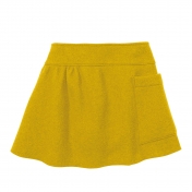 Organic Boiled Merino Wool Skirt with Pocket