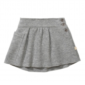 Organic Boiled Merino Wool Skirt with Pocket