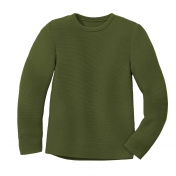 Left-Knit Jumper in Organic Merino Wool