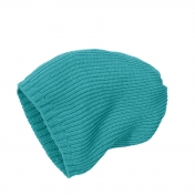 Long Beanie in Knitted Organic Merino Wool