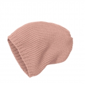 Long Beanie in Knitted Organic Merino Wool