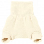 Knitted Nappy Cover in Organic Merino Wool