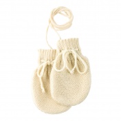 Knitted Merino Wool Baby Mittens