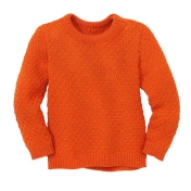 Aran Knit Jumper in Organic Merino Wool