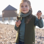 Boiled Merino Wool Bodywarmer by Disana Boiled Merino Wool Bodywarmer by Disana