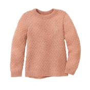 Aran Knit Jumper in Organic Merino Wool