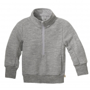 Half-Zip Sweater in Organic Merino Wool