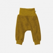 Organic Boiled Wool Baby Trousers with Cuffs