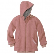 Hooded Jacket in Boiled Organic Merino Wool