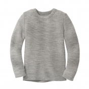 Left-Knit Jumper in Organic Merino Wool