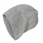 Long Beanie in Knitted Organic Merino Wool