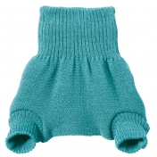 Knitted Nappy Cover in Organic Merino Wool