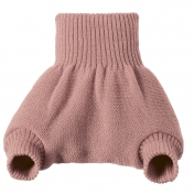 Knitted Nappy Cover in Organic Merino Wool