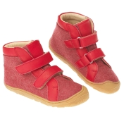 Organic Felted Wool Velcro Booties