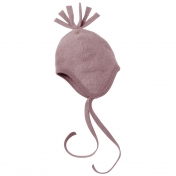 Organic Merino Wool Fleece Baby Hat With Tassel