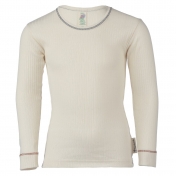 Ribbed Organic Cotton Long-Sleeved T-Shirt