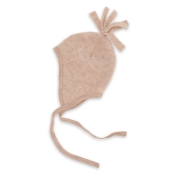 Organic Merino Wool Fleece Baby Hat With Tassel