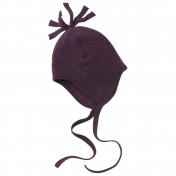 Organic Merino Wool Fleece Baby Hat With Tassel