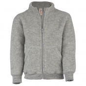 Adult's Organic Merino Wool Fleece Jacket With Cuffs [584491] - £190.00 :  Cambridge Baby, Organic Natural Clothing