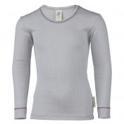 Ribbed Organic Cotton Long-Sleeved T-Shirt