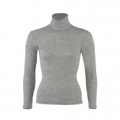 Wool/Silk Polo Neck Vest for Women | Organic Merino Wool [704411] - £65.40