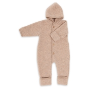 Merino Wool Fleece Snugglesuit / Pramsuit by Engel