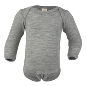 Long-Sleeved Silk & Wool Blend Baby-Body