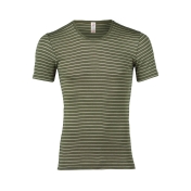 Short-Sleeved Tee in Merino Wool and Silk - Unisex