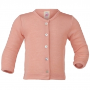 Baby Cardigan in Organic Merino Wool & Silk