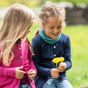 Children's Snood In Organic Merino Wool & Silk