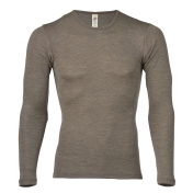 Men's Long-Sleeved Vest Top In Organic Merino Wool/Silk Blend [704815] -  £69.50 : Cambridge Baby, Organic Natural Clothing