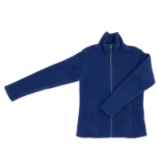 Fitted Merino Wool Zip Fleece Jacket for Women