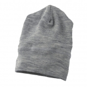 Fine Rib Organic Wool & Silk Beanie