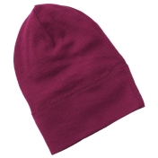 Fine Rib Organic Wool & Silk Beanie