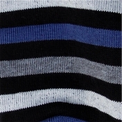 2-Pack Stripy Machine-Washable Wool Rich Socks for Children