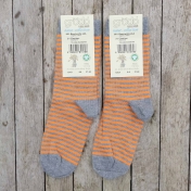 2-Pack - Stripy Children\'s Socks in Organic Cotton