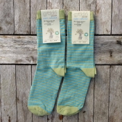 Striped Ankle Socks - 98% Organic Cotton – Eczema Clothing