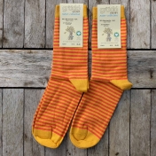 2-Pack - Stripy Children\'s Socks in Organic Cotton