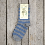 2-Pack Children\'s Striped Organic Cotton Socks