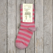 2-Pack Children\'s Striped Organic Cotton Socks