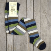 Colourful Striped Tights for Children in Organic Cotton