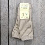 Children\'s Cuffed Legwarmers in Organic Wool