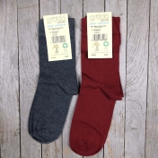 2-Pack Fine Organic Cotton Socks