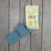 Roll-Top Baby Socks in Organic Wool