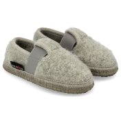 Children\'s T-bar Slippers in Boiled Wool