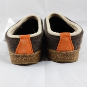 Slippers in Felted Wool with Cork & Latex Sole