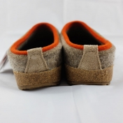 Slippers in Felted Wool with Cork & Latex Sole