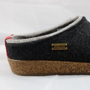 Slippers in Felted Wool with Cork & Latex Sole