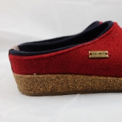 Slippers in Felted Wool with Cork & Latex Sole